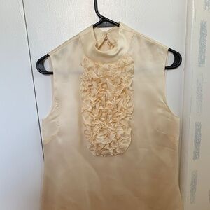 Kate Spade Ruffle Silk Blouse